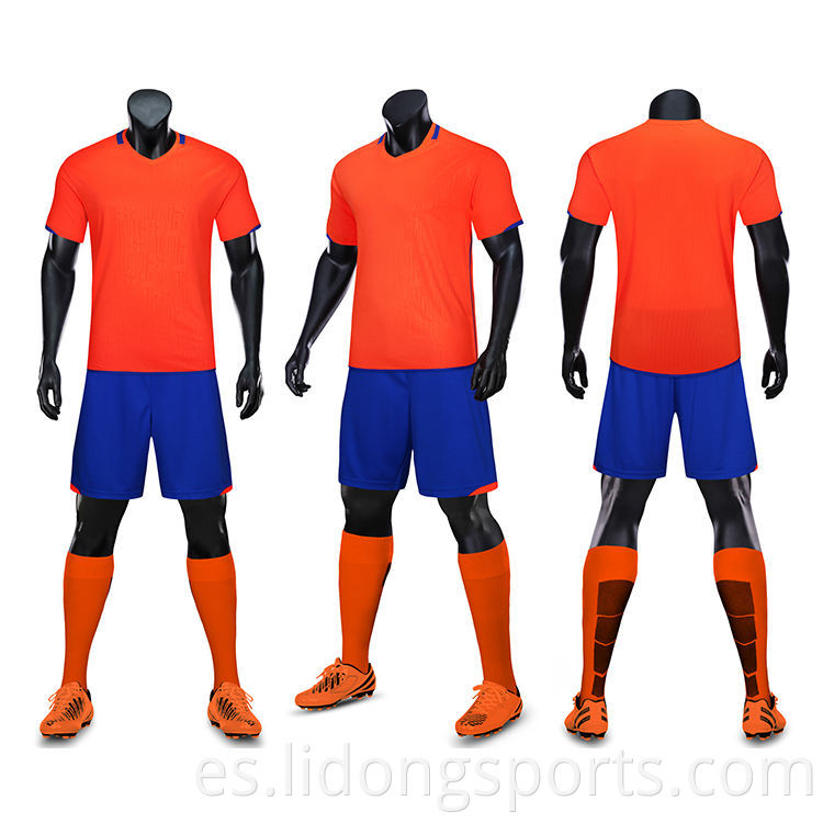 Venta caliente Equipo popular Uniforme de secado rápido Uniforme de fútbol Camisa de fútbol